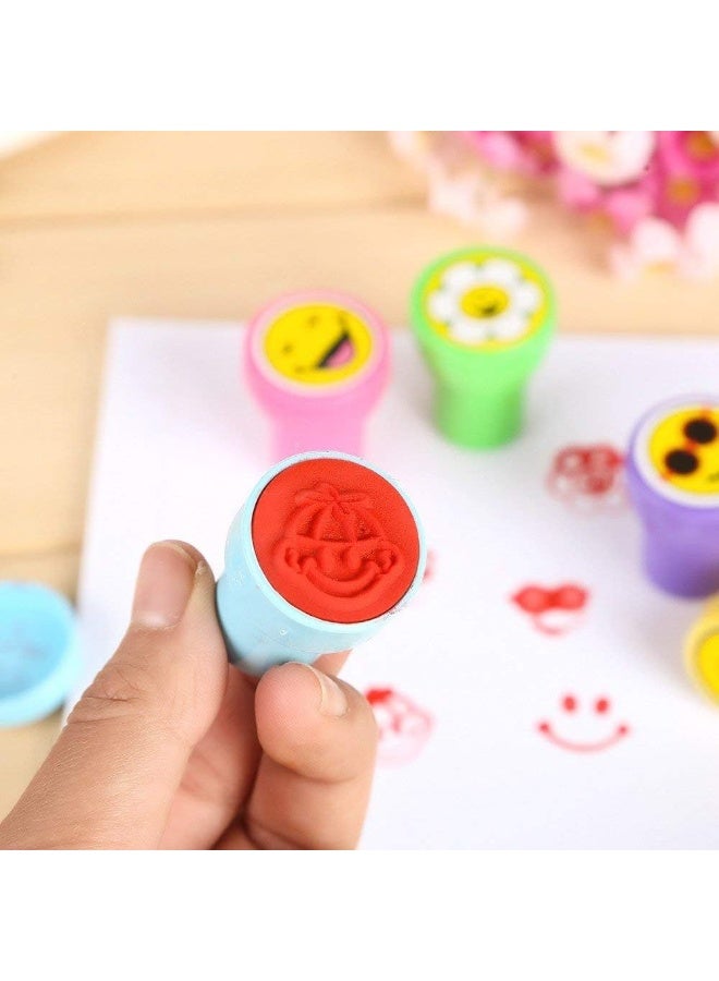 ST ZONE DIY Cartoon Stamp Toy for Kids | Cute Shiny Flash Seal Stamps | Reward & Gift Toy for School, Teacher & Office Use - Image 2